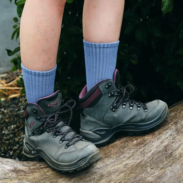 【FOOTER】3入組-素色極暖登山羊毛襪4色可選(W191-保暖襪 除臭襪 登山襪 羊毛厚襪 美麗諾羊毛襪)