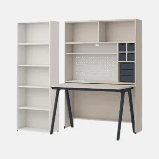 【iloom 怡倫家居】ROY 5層收納書桌書櫃組 任選(書桌 桌子 電腦桌 工作桌 兒童書桌 書櫃 櫃子)