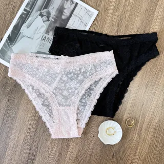 【6IXTY8IGHT】蕾絲比基尼內褲女 低腰 PT15631(比基尼)