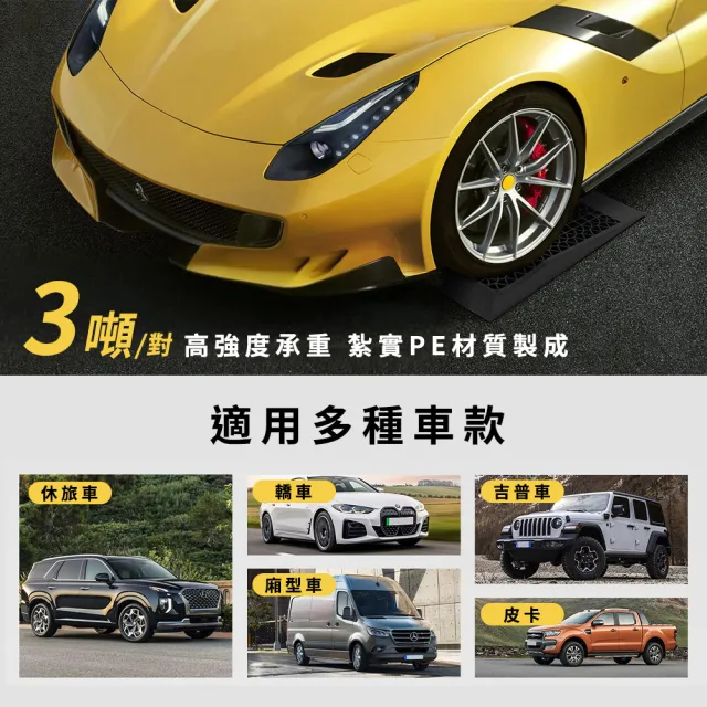 【NOC】修車坡道 車輛升降架 修車工具 高防滑坡道 車底維修坡道(165-GT13P 車底升高平台 維修坡道)