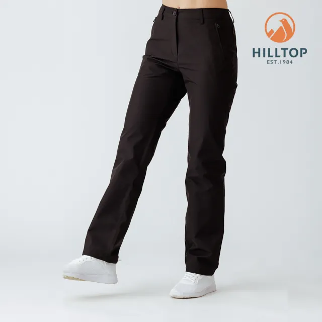 【Hilltop 山頂鳥】GORE-TEX 防水透氣保暖長褲 女款 黑｜PH31XFQ7ECA0