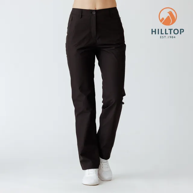 【Hilltop 山頂鳥】GORE-TEX 防水透氣保暖長褲 女款 黑｜PH31XFQ7ECA0