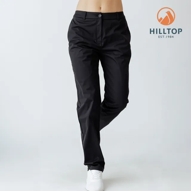 【Hilltop 山頂鳥】WINDSTOPPER防風透氣保暖長褲 女款 黑｜PH31XFQ8ECA0