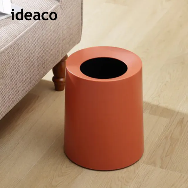【IDEACO】日本ideaco 圓形家用垃圾桶-11.4L-多色可選