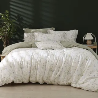 【HOYACASA】抗菌沐光長絨棉兩用被床包組雙人/加大-多款任選(300織)