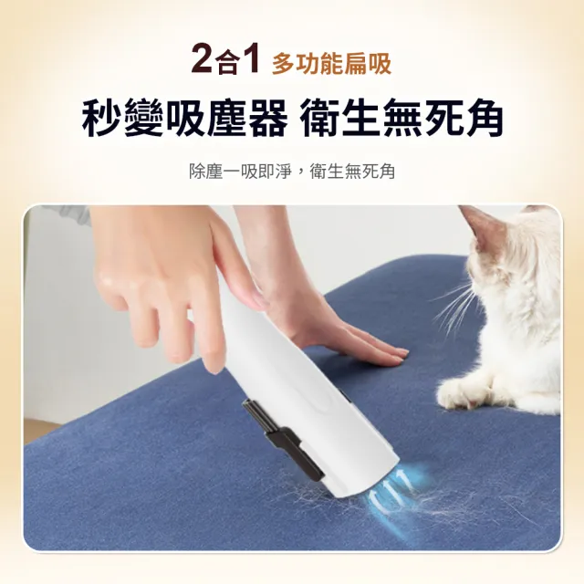 【mimax 米覓】多功能寵物理毛器(寵物 六種尺寸 1.8L塵杯 吸塵器 低噪 理毛器)