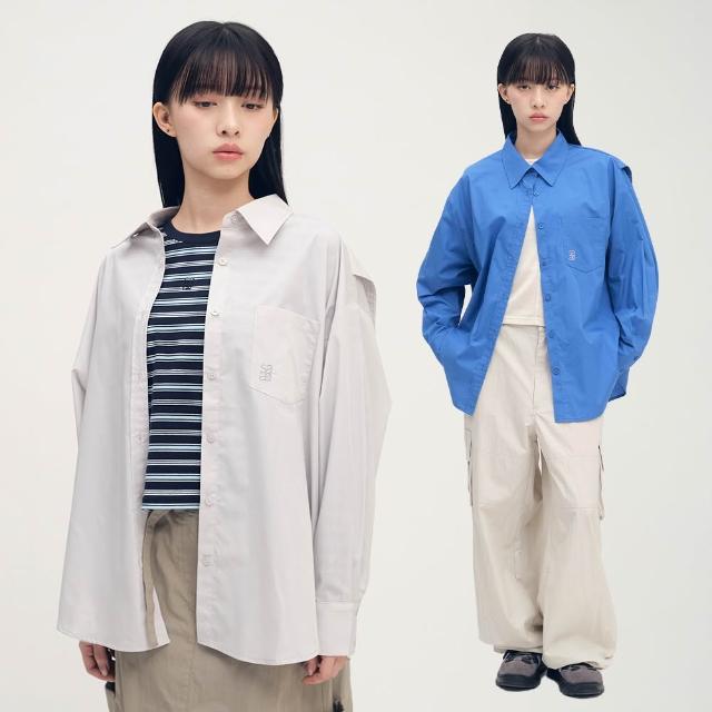 【plain-me】SAAKO 女生襯衫 長袖襯衫 素面襯衫 女裝 天絲 鬆緊帶多層次_SAA3327-252