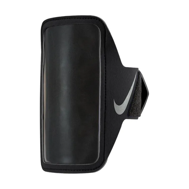 【NIKE 耐吉】輕便手機臂套 PLUS 082黑/068灰(運動手機包 運動臂套 臂套包 觸控手機包 可調節臂帶 可觸控)