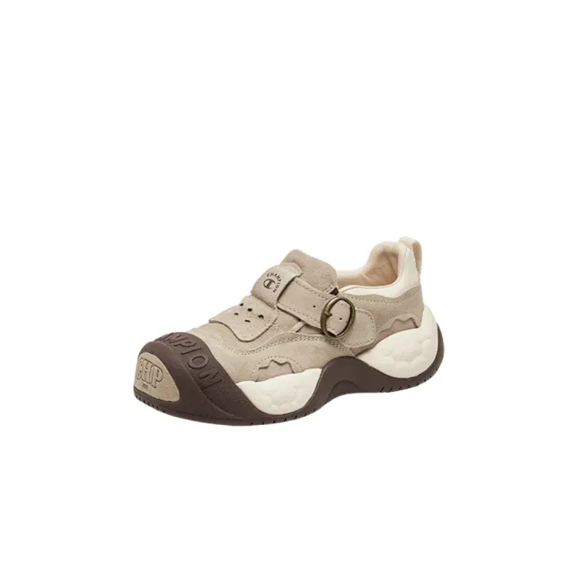 【Champion】官方直營 女款-Ultra Skate Loafer 厚底休閒鞋-褐淺米色(U5DFCTW07F2)