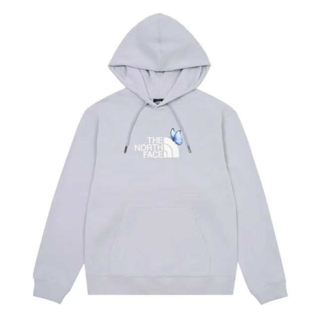 【The North Face】TNF 蝴蝶LOGO 長袖帽T W TNF ESSENTIAL NATURE RECHARGE HOODIE G 女 紫(NF0A8F0EBOB)