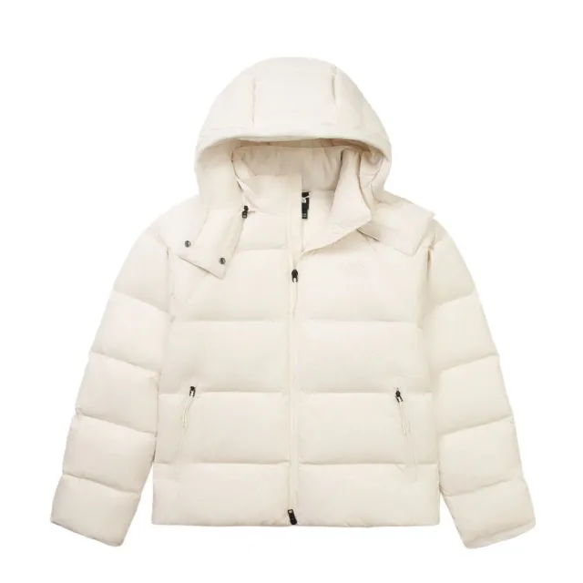 【The North Face】TNF 防潑水羽絨外套 W HYDRENALITE CITY DOWN HOODED JACKET - 女 米白(NF0A8ENCQLI)