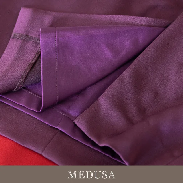 【MEDUSA 曼度莎】現貨-披肩立體花朵修身喜宴小禮服 - 2色（M-XL）｜喜宴禮服 媽媽修身長洋裝(701-70606)