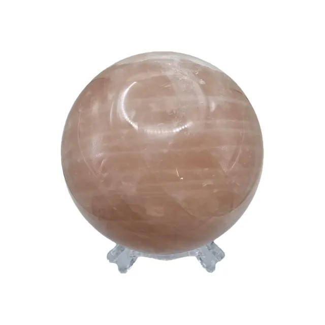 【藏古祥館】一級品天然水晶粉晶球WBP05(水晶)