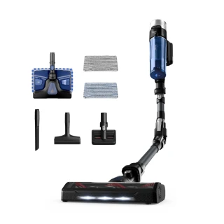 【Tefal 特福】潛行者旗艦無線濕拖吸塵器- X-force 9.60 aqua(可彎折/吸拖同步/LED電動吸頭/水洗濾網)