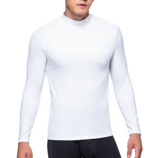 【3GUN】官方直營 熾柔X  X熱力學男保暖立領長袖衫(男內衣 多色任選)