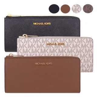【Michael Kors】JET SET TRAVEL系列 L 型拉鍊 長夾 / 手拿包 / 皮夾(多色任選)