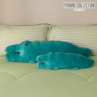 【YVONNE 以旺傢飾】網路限定｜鱷魚造型長抱枕(皇家綠)