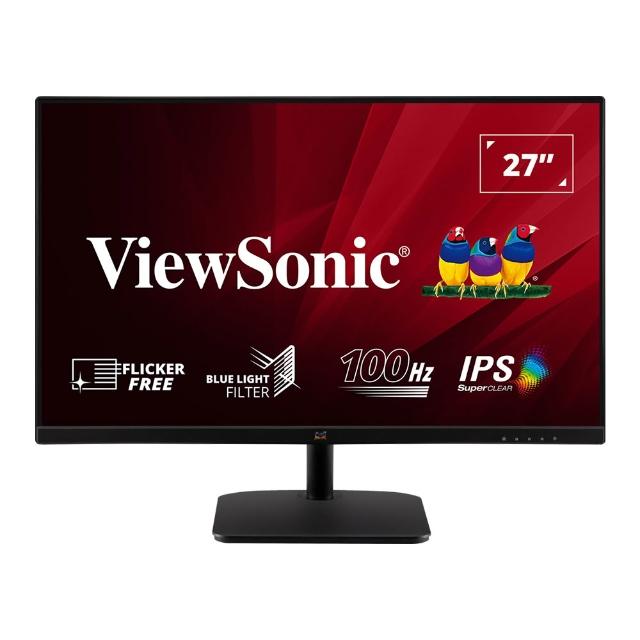 【ViewSonic 優派】VA2732-MH-2  27型 IPS 100Hz 護眼電腦螢幕(內建喇叭/1ms)