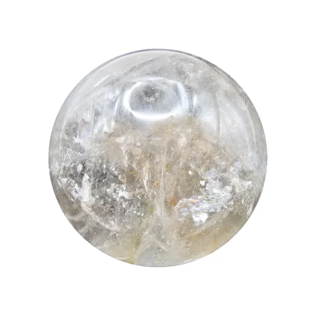 【藏古祥館】一級品天然白水晶球 WBW70(水晶)