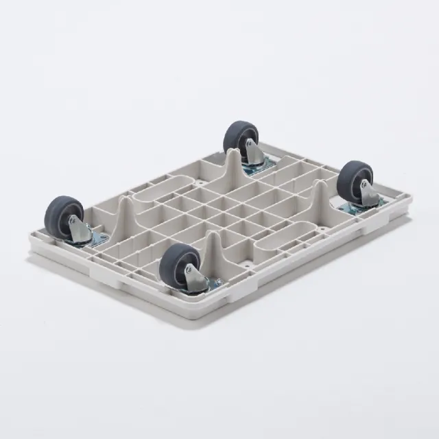 【MUJI 無印良品】縱橫皆可連接聚丙烯平台車 約寬27.5x深41x高7.5 cm