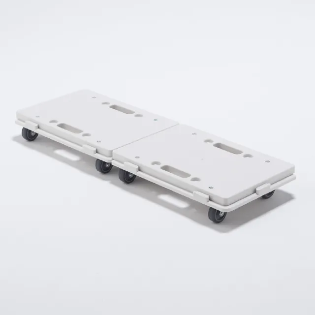 【MUJI 無印良品】縱橫皆可連接聚丙烯平台車 約寬27.5x深41x高7.5 cm