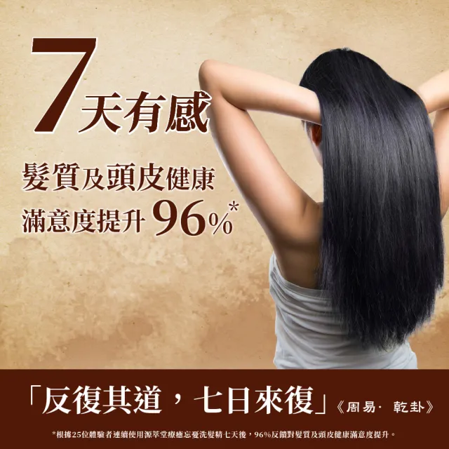 【美吾髮】4入組 源萃堂天然草本洗髮精540g(強健/控油/蓬鬆/喚黑/忘憂/療癒)