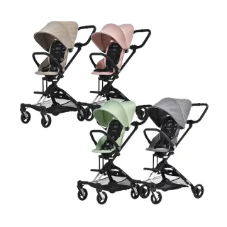 【Unilove】On The Go馬奇車｜限量心晴四色系列 成長型輕便推車(高景觀 雙向推車)