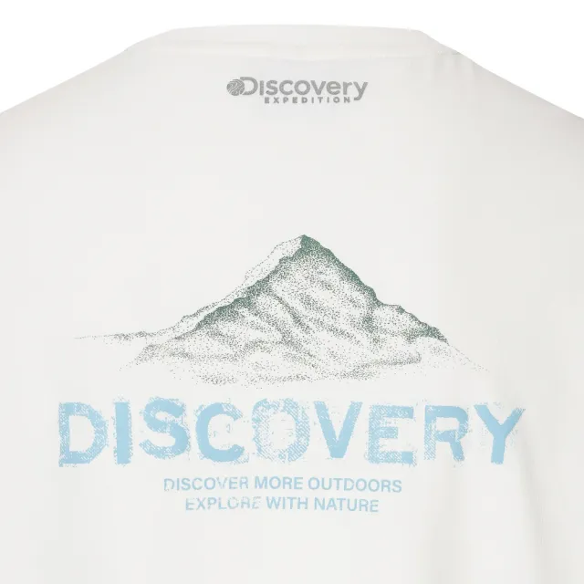 【Discovery Expedition】山峰印花長袖T恤 長袖上衣(DXRL21054-CRS)