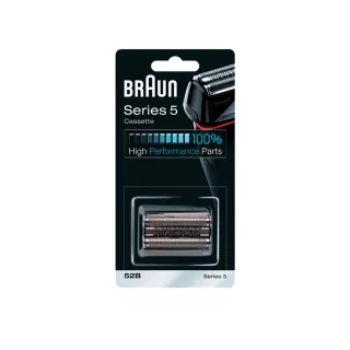 【德國百靈BRAUN】CrossHair Blade刀頭刀網匣-黑 52B(德國原裝公司貨 電動刮鬍刀專用)