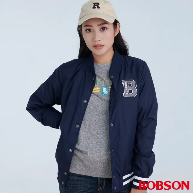 【BOBSON】女款棒球外套(84104-53)