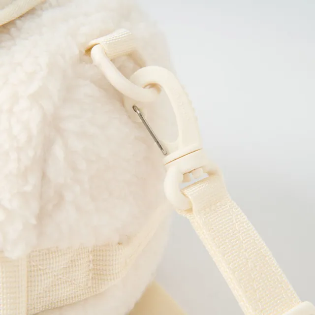 【The North Face】TNF 休閒 運動 側背包 BASE CAMP HIGH PILE MINI BAG 男 女 米白(NF0A8F05UBO)