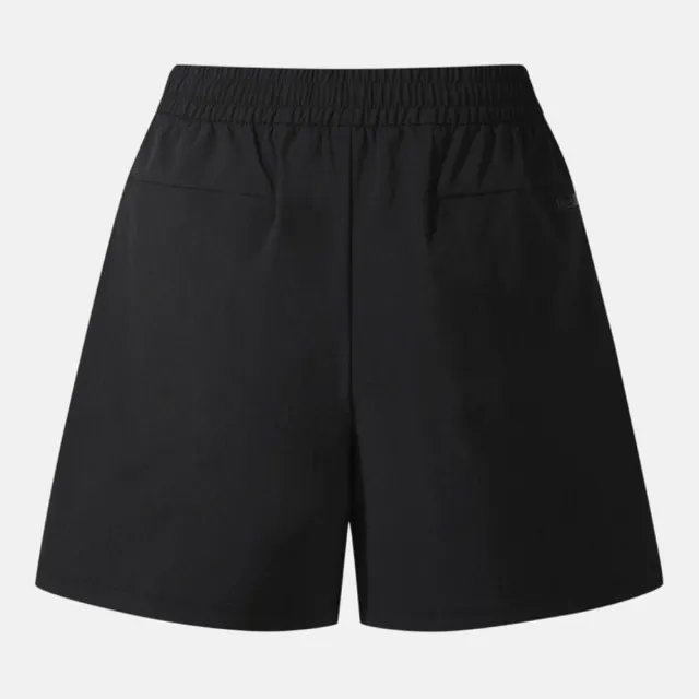 【DESCENTE】短褲 女 4.5吋運動褲 快排 WOMENS WOVEN 4.5 WARM-UP PANTS 黑 SQ322PWP71-BLK0