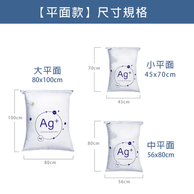 【TAI LI 太力】多入組Ag+銀離子全系列免抽氣真空壓縮袋(居家換季旅行收納壓縮袋 抗菌 行李箱分類)