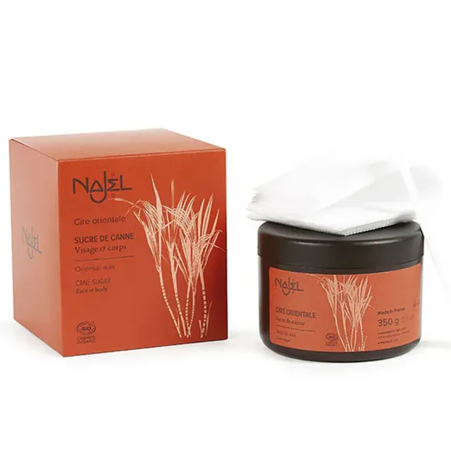即期品【法國NAJEL】有機蔗糖淨毛蜜蠟350gx6入組(純蔗糖製-總代理公司貨)