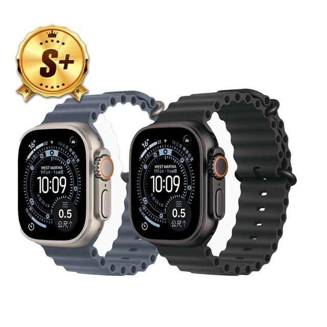 【Apple】S+級福利品 Apple Watch Ultra 3 GPS+行動網路 49mm(鈦金屬錶殼搭配海洋錶帶)