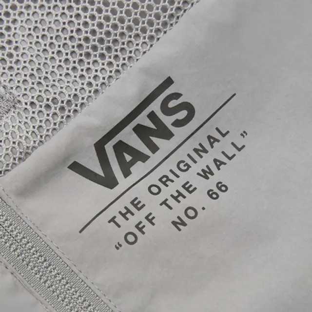 【VANS】官方旗艦 長袖拉鍊 灰色外套