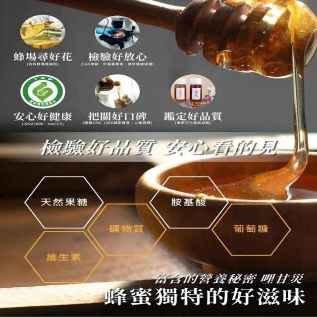 【蜂巢氏】蜂巢氏 嚴選驗證玉荷包蜂蜜700g/罐