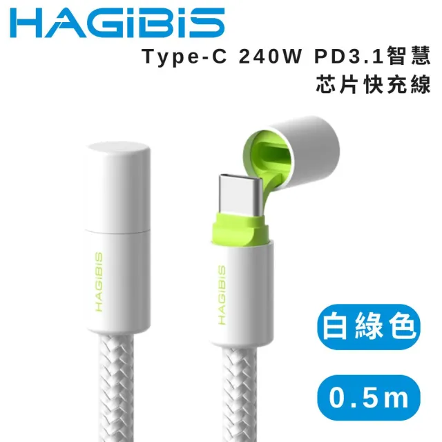 Type-C 240W PD3.1智慧芯片快充線 0.5M(240W PD3.1 快充線)