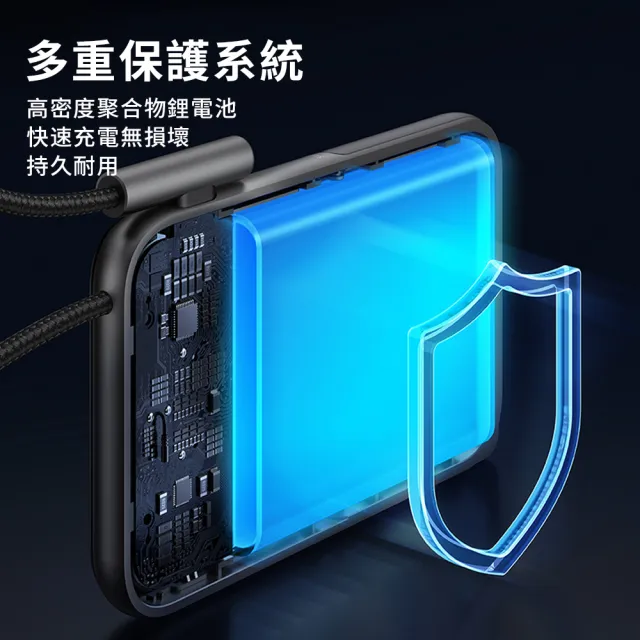 【Mcdodo】磁吸式支架行動電源 20W 10000mAh 雙孔輸出 自帶type-c線 MagSafe無線充 行動電源