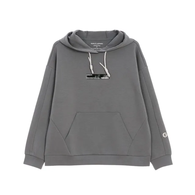 【GIORDANO 佐丹奴】女裝高彈力連帽上衣 Urban Outdoor系列(14 熔岩煙灰)