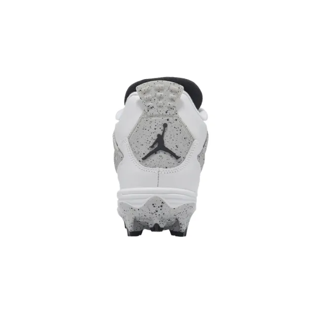 【NIKE 耐吉】足球鞋 Jordan 4 Retro TD 男鞋 白水泥 膠釘 美式足球 棒壘球(HQ0207-106)