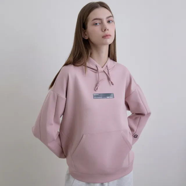 【GIORDANO 佐丹奴】女裝高彈力連帽上衣 Urban Outdoor系列(65 啞粉紅)