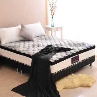 【LooCa】石墨烯遠紅外線+乳膠+M型護框獨立筒床墊-雙人5尺(送石墨烯枕套x2+保潔墊★雙12限定)