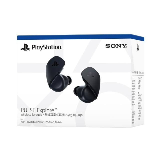 【SONY 索尼】PS5 Pulse Explore無線耳塞式耳機 午夜黑(台灣公司貨)