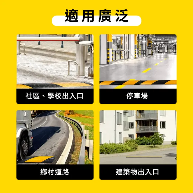 【精準科技】15公分寬O型凹槽減速帶 保護蓋板槽 配線槽 減速丘 電線保護槽 壓線板 室外線槽 550-TRA15CO