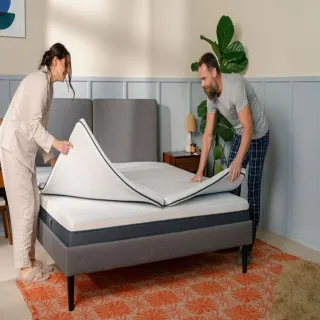 【德國Emma】6公分雙面睡薄床墊 雙人加大(德國工藝 專為台灣潮濕悶熱環境設計 6公分軟硬雙面薄墊)