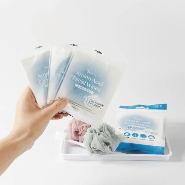 【居美媞 Gbuuty】胺基酸泡泡潔顏巾超值3包組-10片/包(台灣製/3秒起泡/洗臉巾/卸妝巾/洗卸合一)