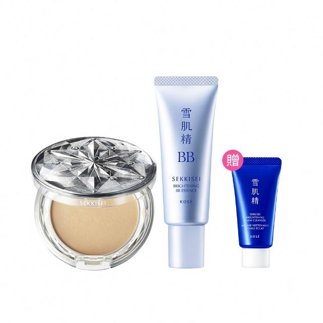 【KOSE 高絲】雪肌精 水感透亮底妝組(BB霜+CC雪粉餅)