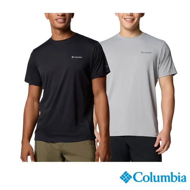 【Columbia 哥倫比亞】男款-防曬UPF50短袖上衣(多色任選)