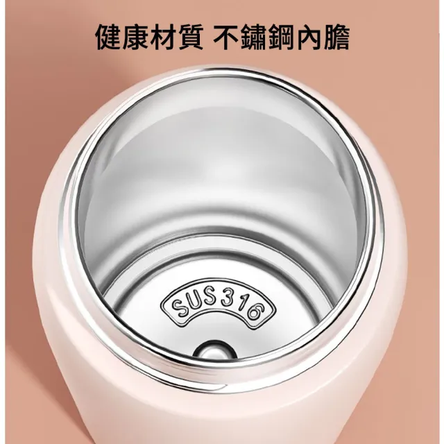 【SUNLY】500ml 316不鏽鋼簡約隨行杯 單手彈蓋 辦公/車用保溫瓶 雙飲口 不漏水設計